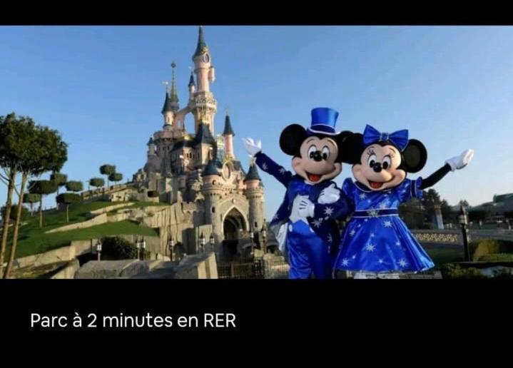 Sweet Appartement Disneyland Paris Parking 300M Station Val D'Europe Chessy  Buitenkant foto